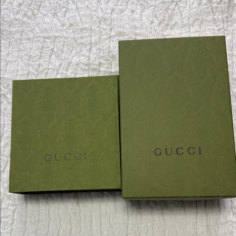 Gucci Green Storage Boxes